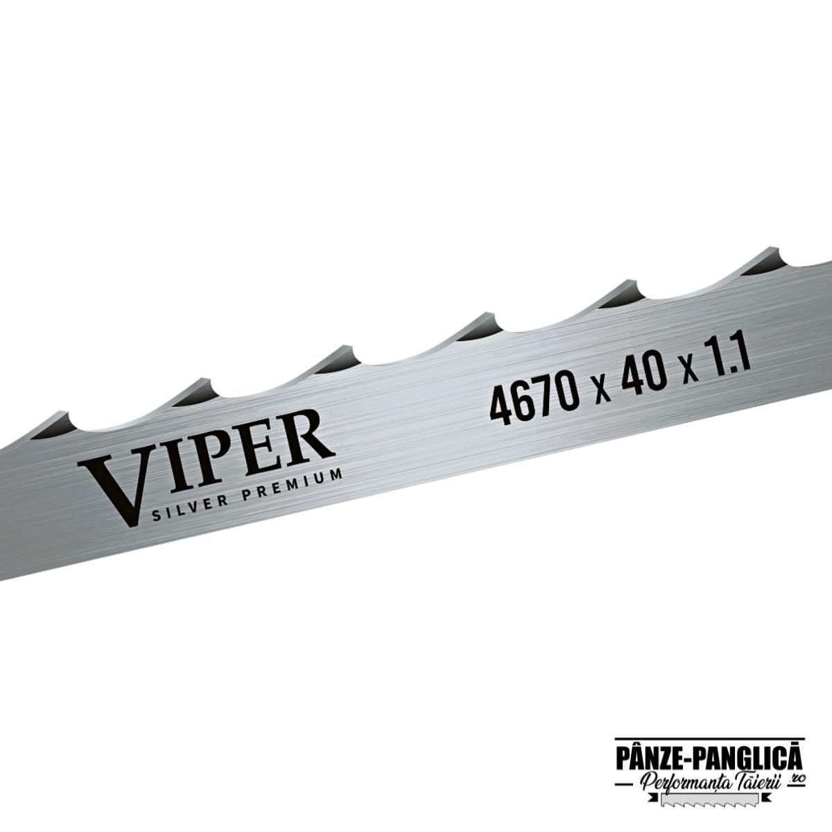 Panza banzic gater debitare bustean 4670x40x1.1 VIPER Panza panglica banzic bustean 4670x40x1.1 VIPER
