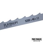 Panza fierastrau cu banda 5200x40x1.1 panglica banzic pentru bustean | PLATINUM Bimetal