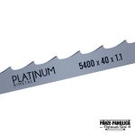 Panza fierastrau cu banda 5400x40x1.1 panglica banzic pentru bustean | PLATINUM Bimetal