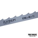 Panza fierastrau cu banda 5700x40x1.1 panglica banzic pentru bustean | PLATINUM Bimetal