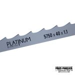 Panza fierastrau cu banda 5750x40x1.1 panglica banzic pentru bustean | PLATINUM Bimetal