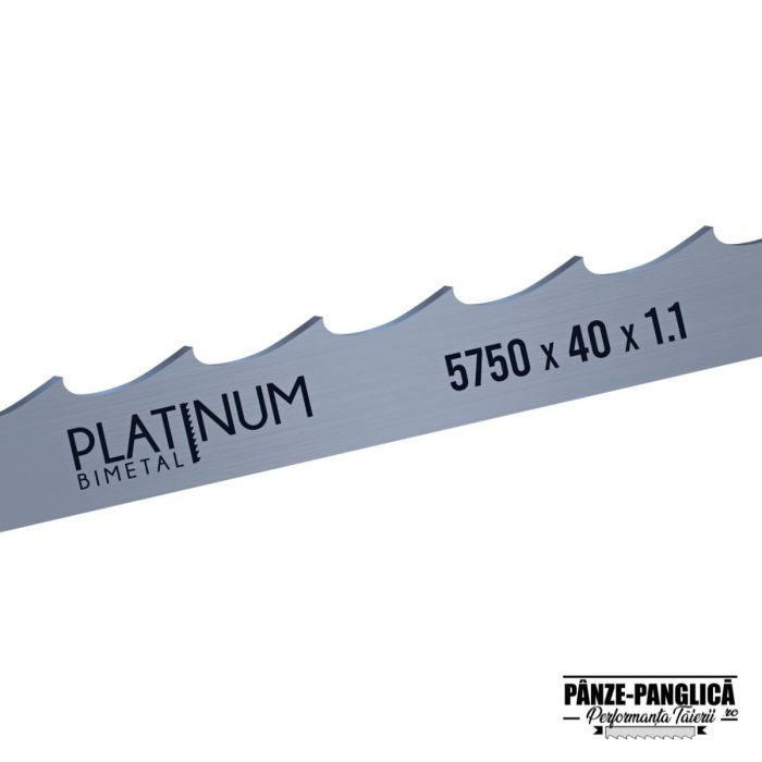 Panza fierastrau cu banda 5750x40x1.1 panglica banzic pentru bustean | PLATINUM Bimetal