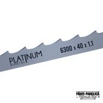 Panza fierastrau cu banda 6300x40x1.1 panglica banzic pentru bustean | PLATINUM Bimetal