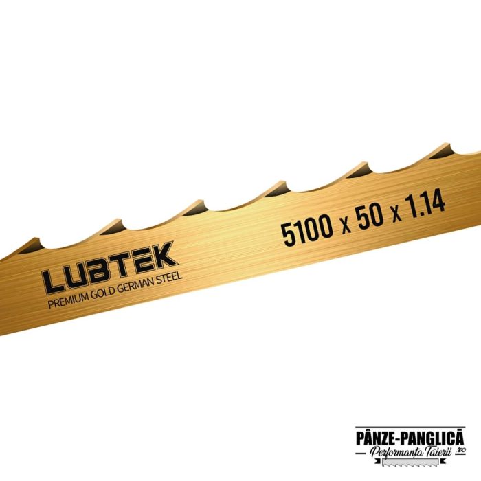 Panza banzic gater pentru bustean 5100x50x1.14 LUBTEK PREMIUM