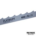Panza fierastrau cu banda 4800x35x1.1 panglica banzic pentru bustean | PLATINUM Bimetal