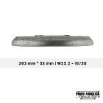 Piatra diamantata ascutit panze panglica banzic 203 mm x 32 mm BORAZONE CBN - imagine 2